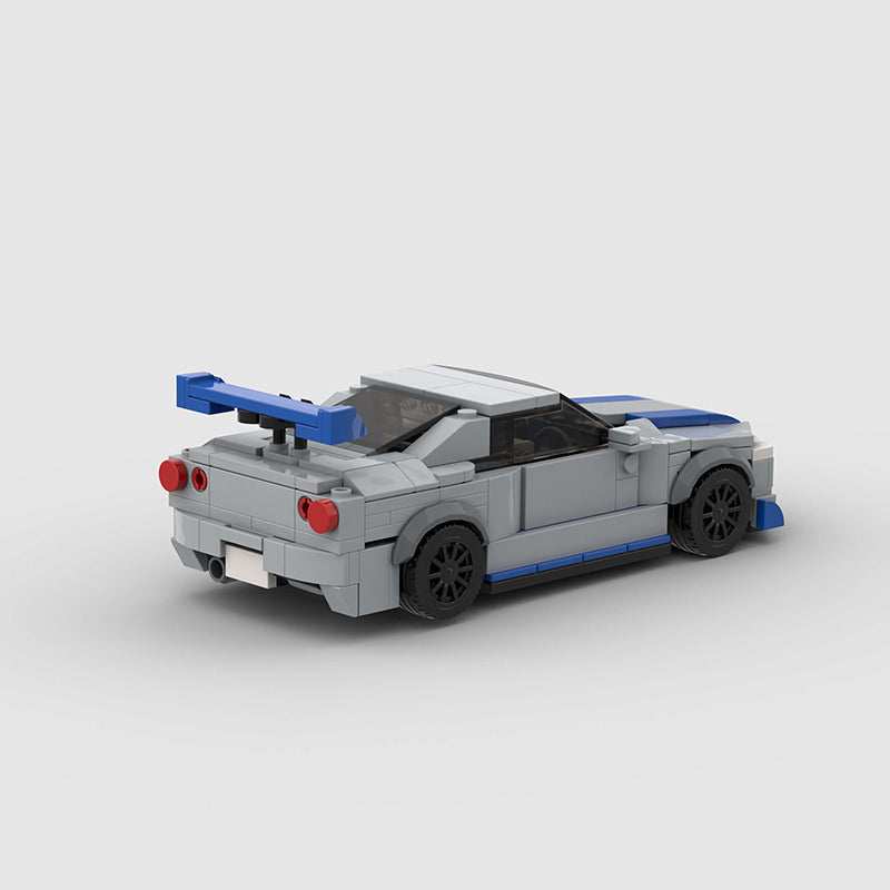 Nissan Skyline GTR R34 Custom Car MOC5