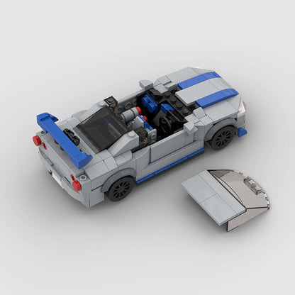 Nissan Skyline GTR R34 Custom Car MOC9
