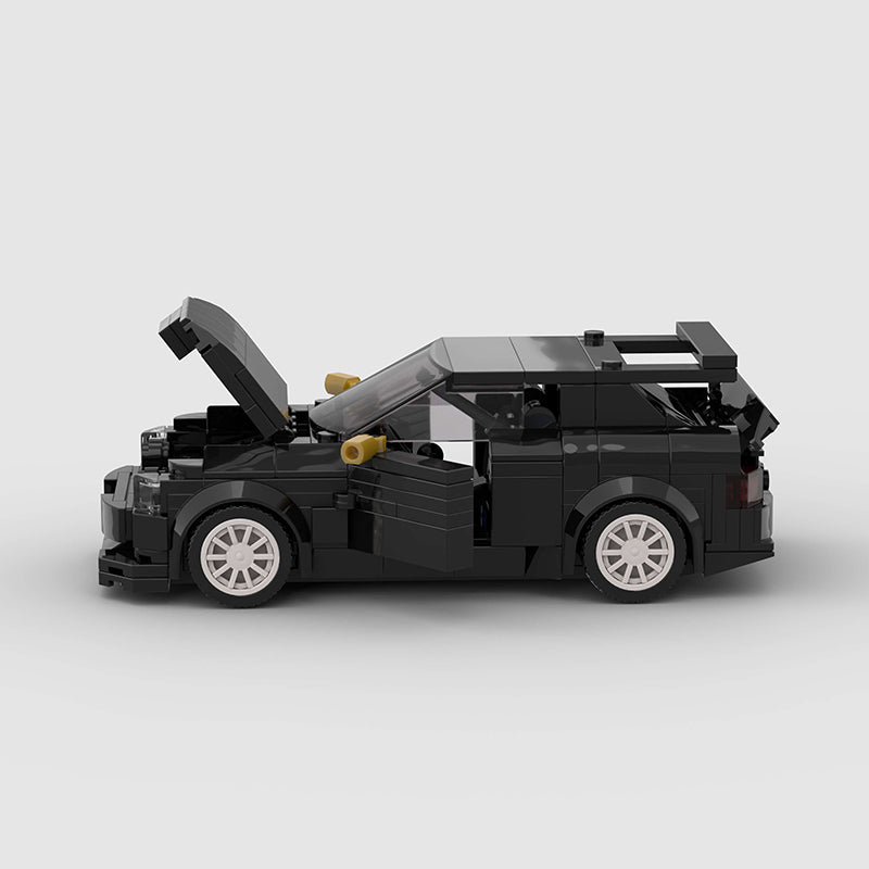 Ford Escort Cosworth Black Custom Car MOC8