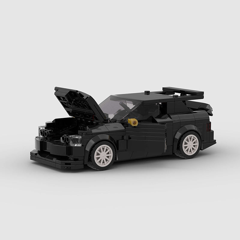 Ford Escort Cosworth Black Custom Car MOC9