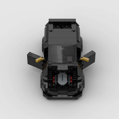 Ford Escort Cosworth Black Custom Car MOC12