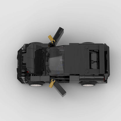 Ford Escort Cosworth Black Custom Car MOC13