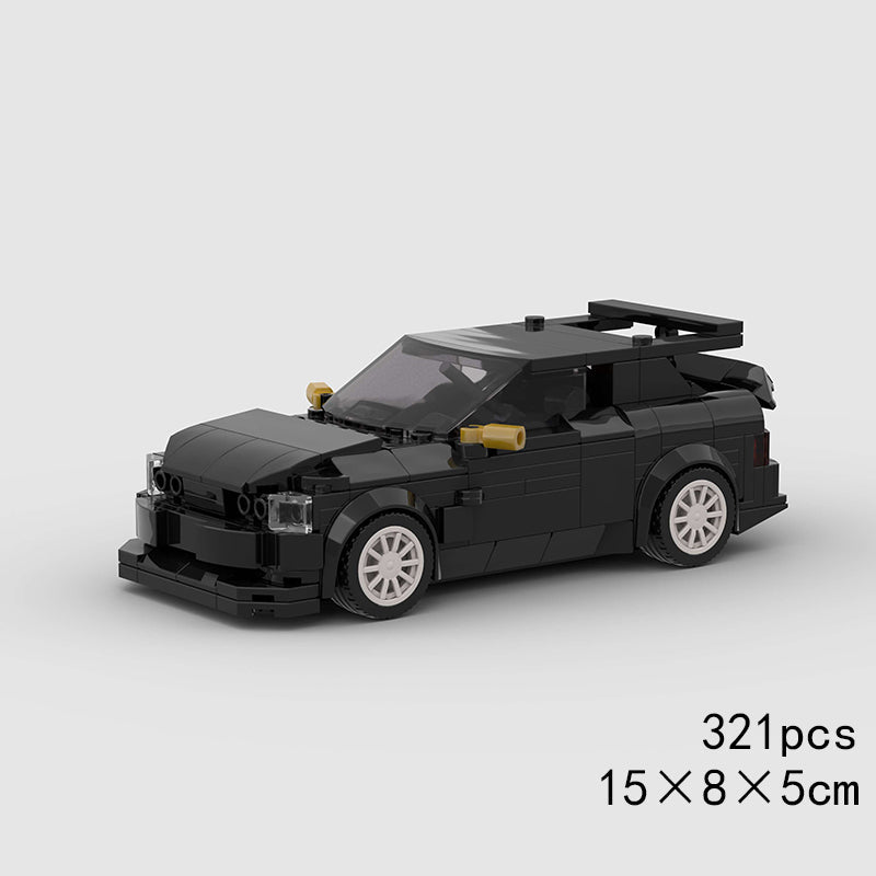 Ford Escort Cosworth Black Custom Car MOC15
