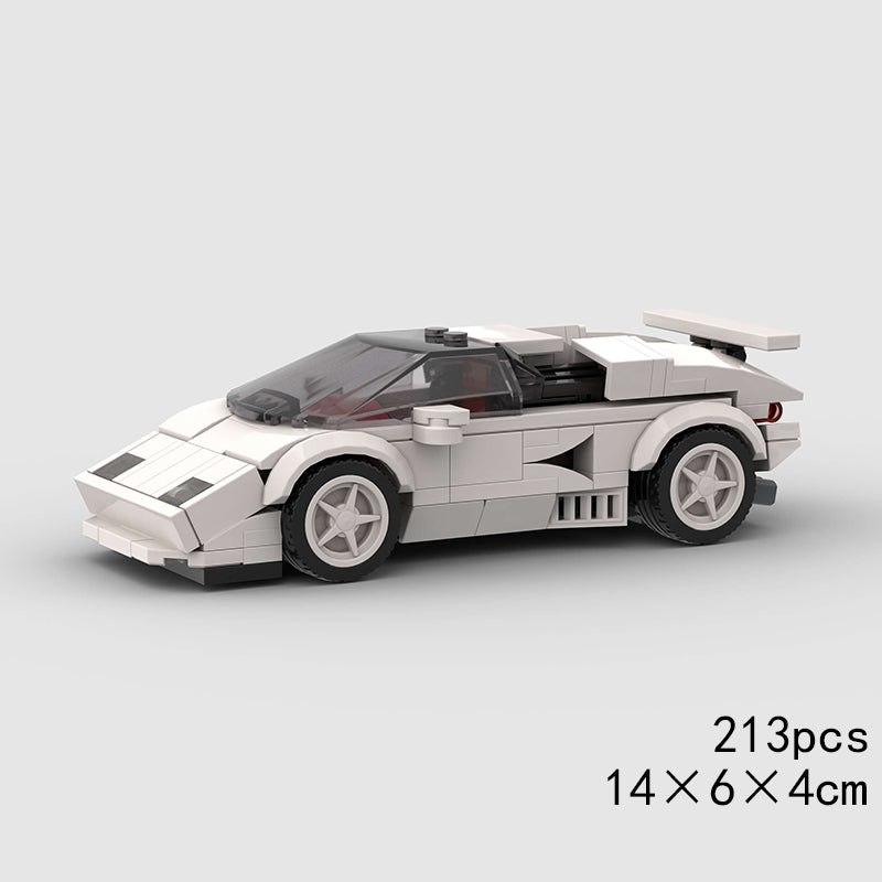 Lamborghini Countach Classic White Custom Car9