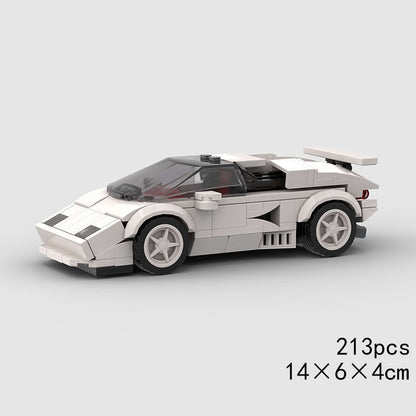 Lamborghini Countach Classic White Custom Car9
