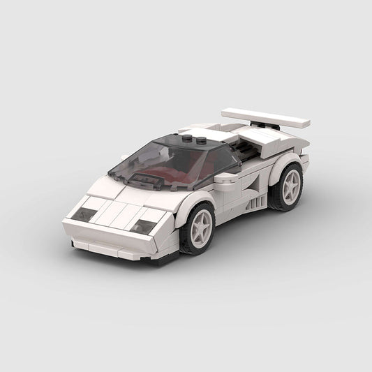Lamborghini Countach Classic White Custom Car1