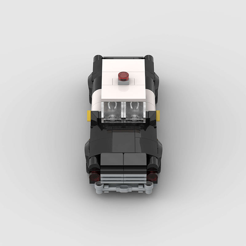 Vintage Police Car Custom Car MOC6