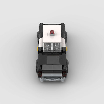 Vintage Police Car Custom Car MOC6