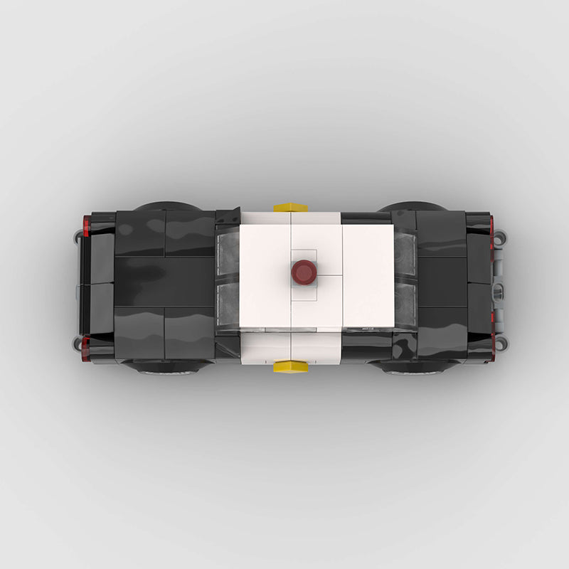 Vintage Police Car Custom Car MOC7