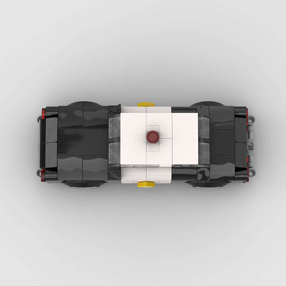 Vintage Police Car Custom Car MOC7