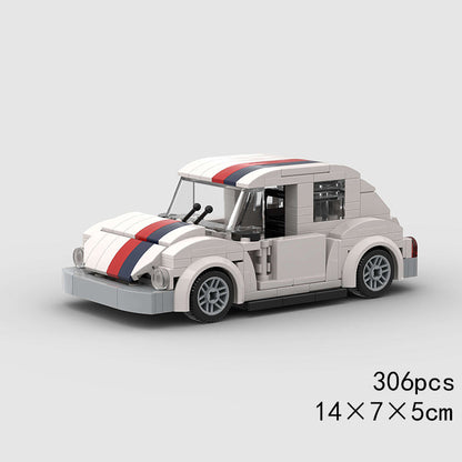 Volkswagen Beetle White Custom Car MOC13