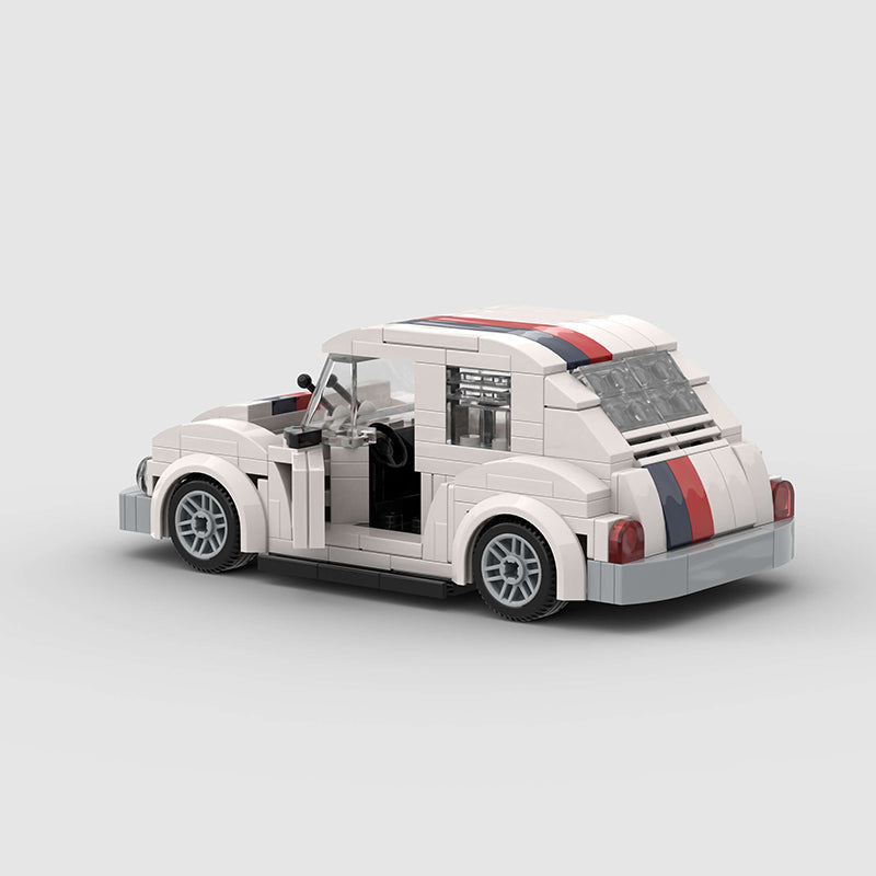 Volkswagen Beetle White Custom Car MOC8
