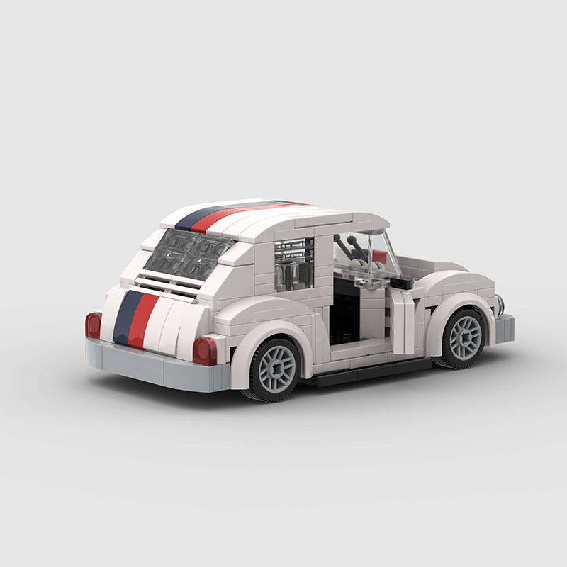 Volkswagen Beetle White Custom Car MOC9