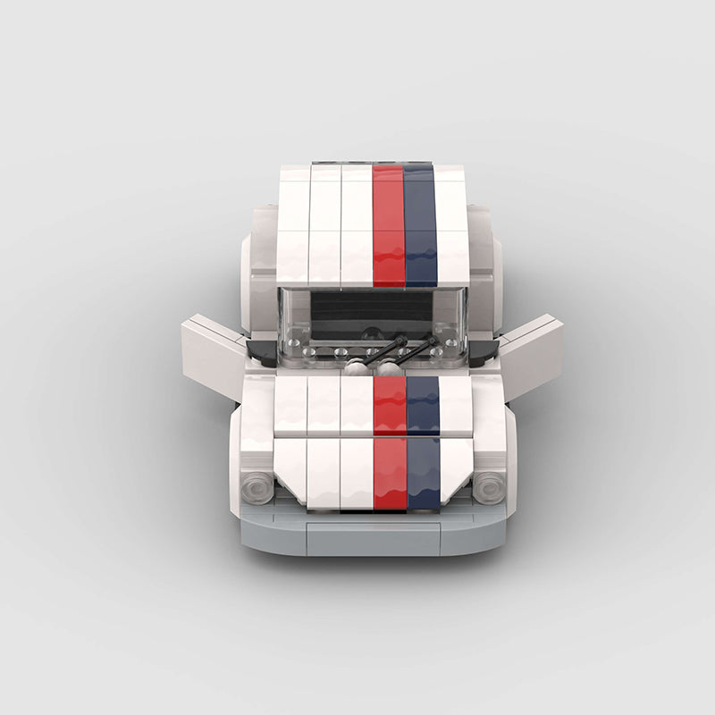 Volkswagen Beetle White Custom Car MOC10