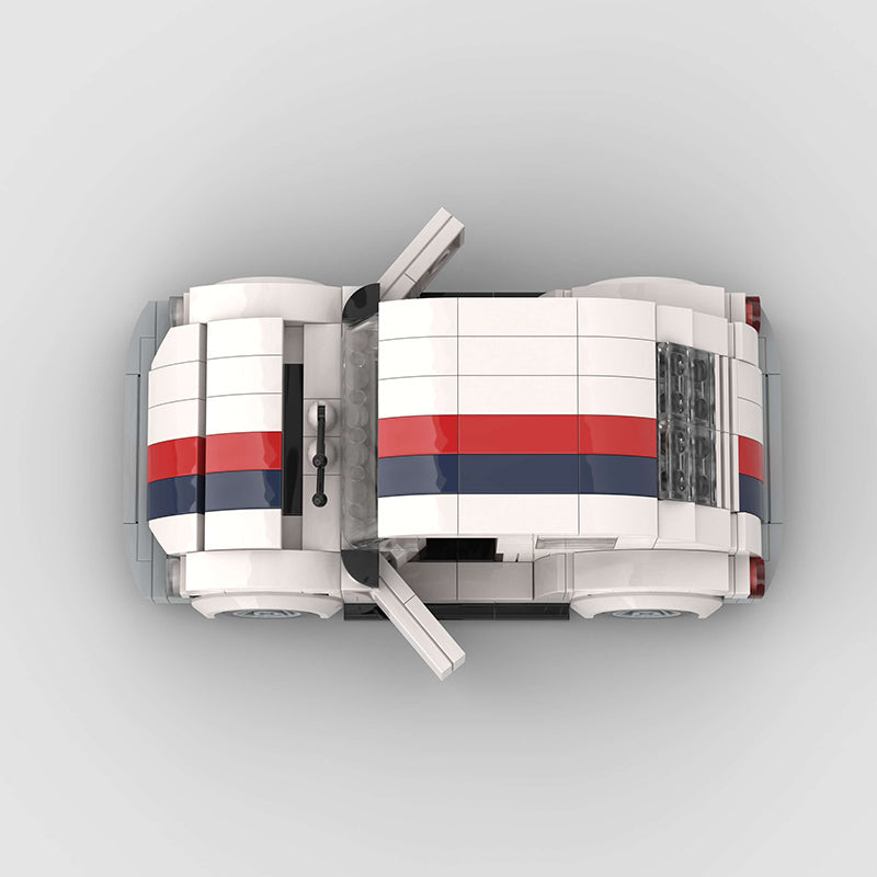 Volkswagen Beetle White Custom Car MOC11