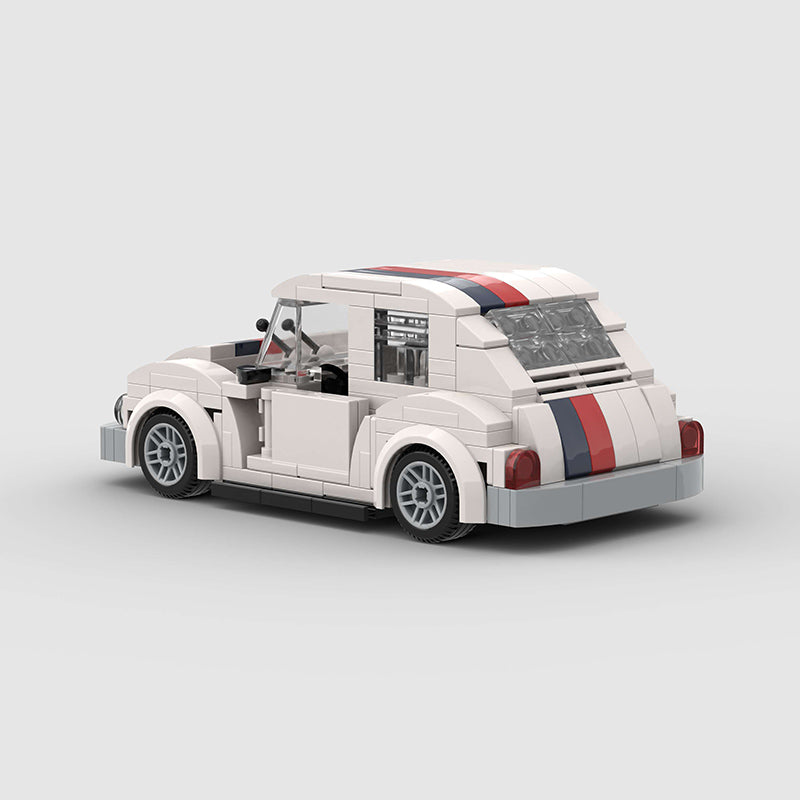 Volkswagen Beetle White Custom Car MOC5