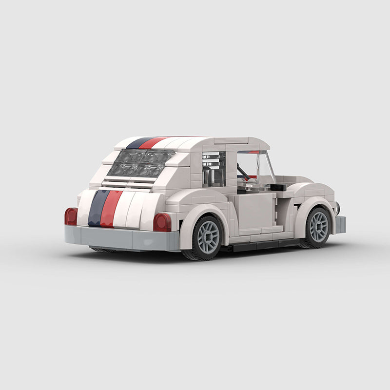 Volkswagen Beetle White Custom Car MOC3