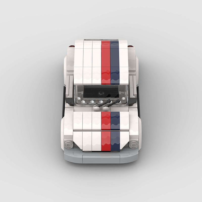 Volkswagen Beetle White Custom Car MOC6