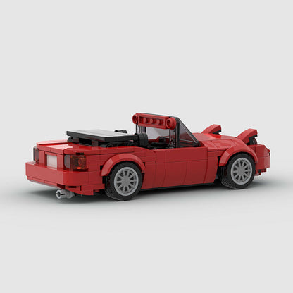 Mazda MX-5 Miata Convertible Custom Car MOC