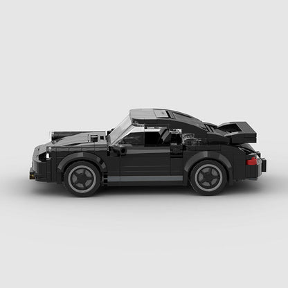Porsche 911 Turbo Blackbird Custom Car MOC3