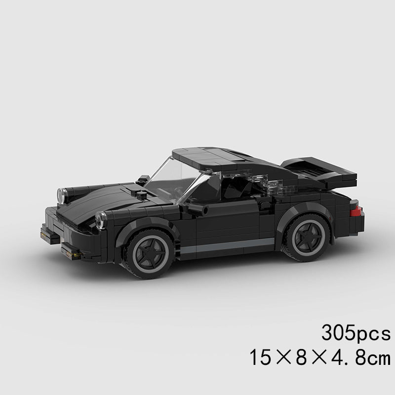 Porsche 911 Turbo Blackbird Custom Car MOC9