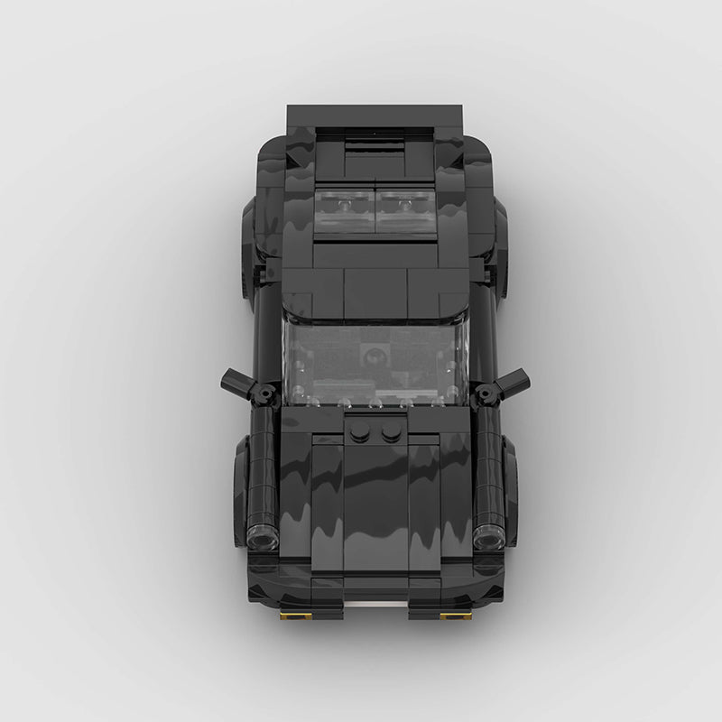Porsche 911 Turbo Blackbird Custom Car MOC6
