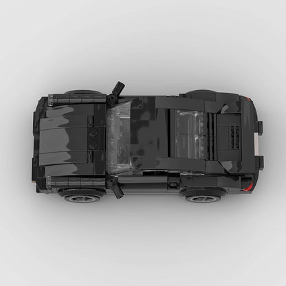 Porsche 911 Turbo Blackbird Custom Car MOC7