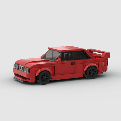 BMW E30 Red Custom Car MOC10