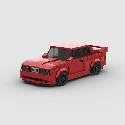 BMW E30 Red Custom Car MOC1