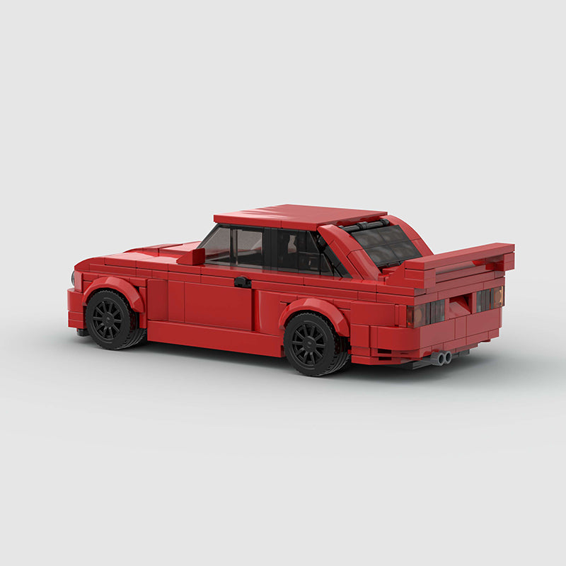 BMW E30 Red Custom Car MOC3