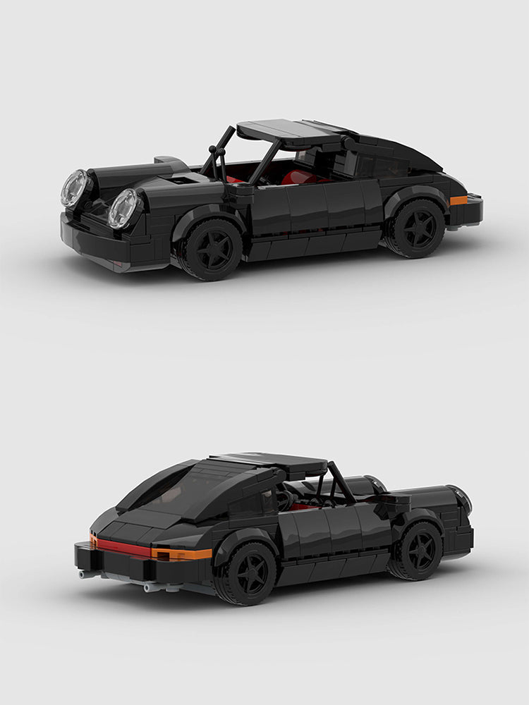 Porsche Black Bird Turbo 930 Custom Car MOC7