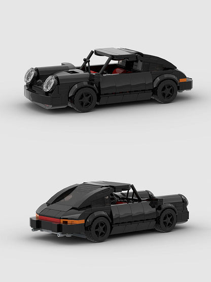 Porsche Black Bird Turbo 930 Custom Car MOC7