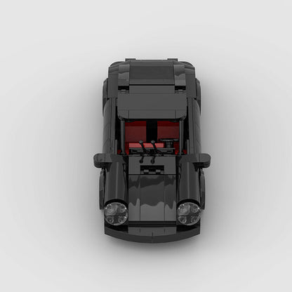 Porsche Black Bird Turbo 930 Custom Car MOC8
