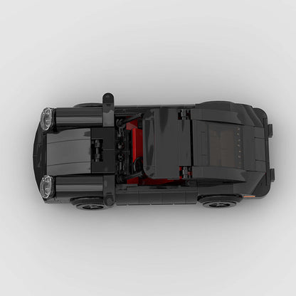 Porsche Black Bird Turbo 930 Custom Car MOC9