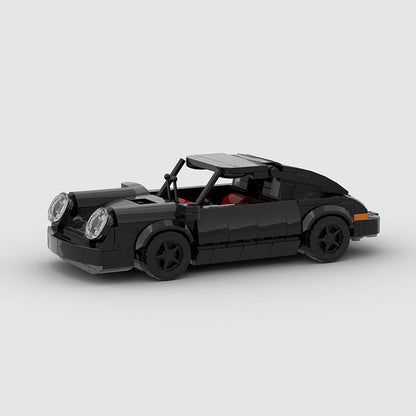Porsche Black Bird Turbo 930 Custom Car MOC3