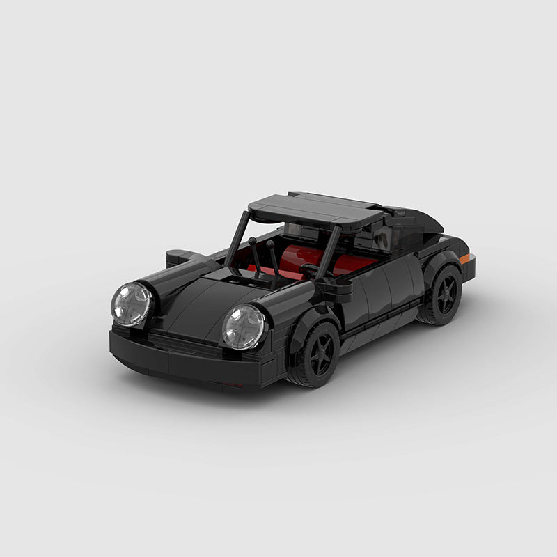 Porsche Black Bird Turbo 930 Custom Car MOC1