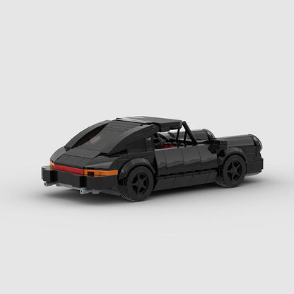 Porsche Black Bird Turbo 930 Custom Car MOC5