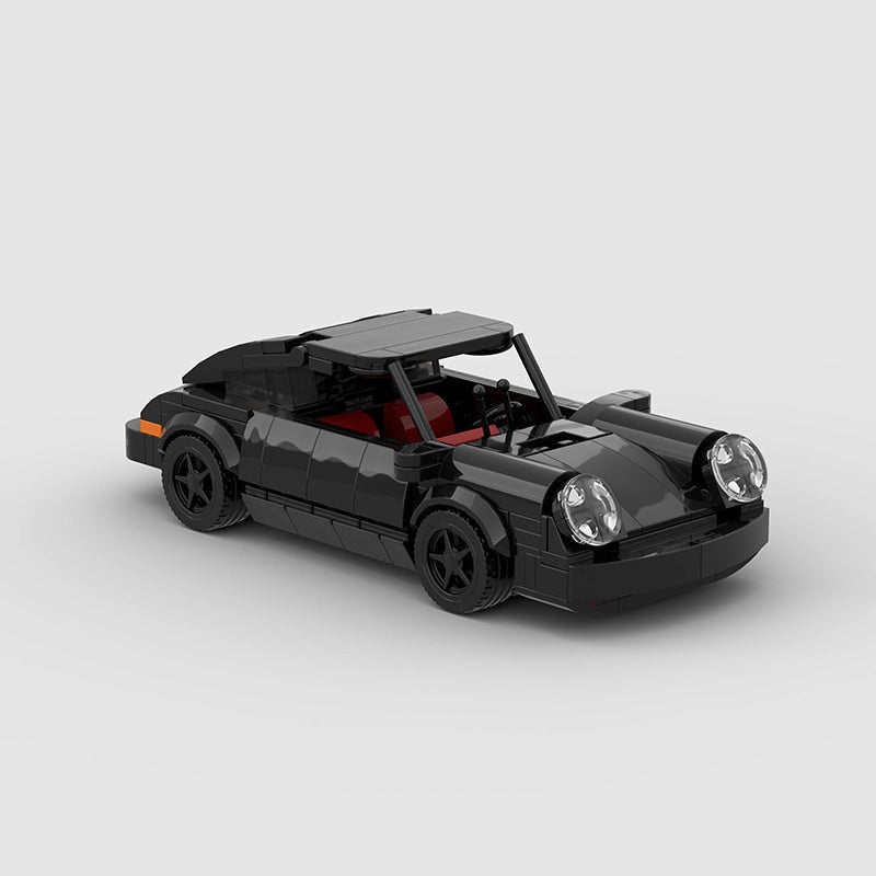 Porsche Black Bird Turbo 930 Custom Car MOC2