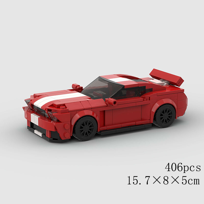Ford Mustang Red Custom Car MOC13