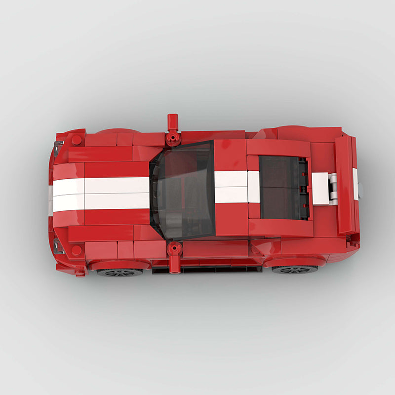 Ford Mustang Red Custom Car MOC9