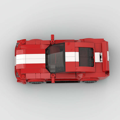 Ford Mustang Red Custom Car MOC9