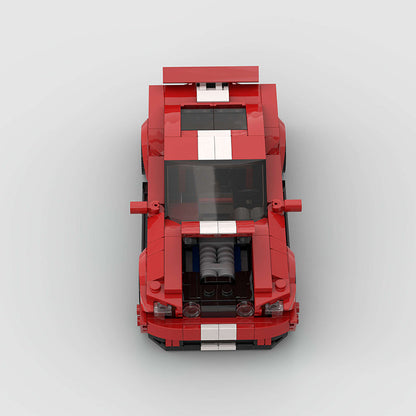 Ford Mustang Red Custom Car MOC11