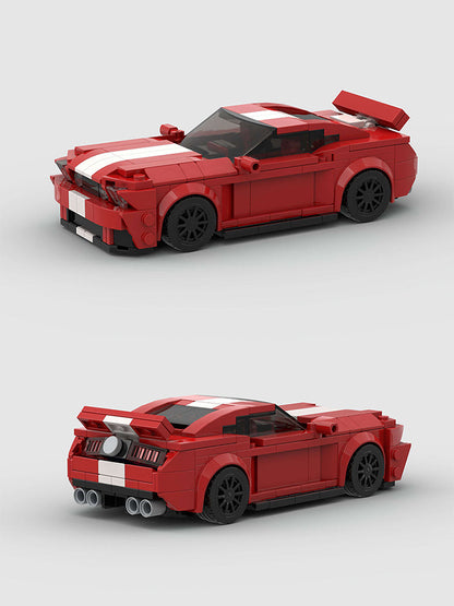 Ford Mustang Red Custom Car MOC12