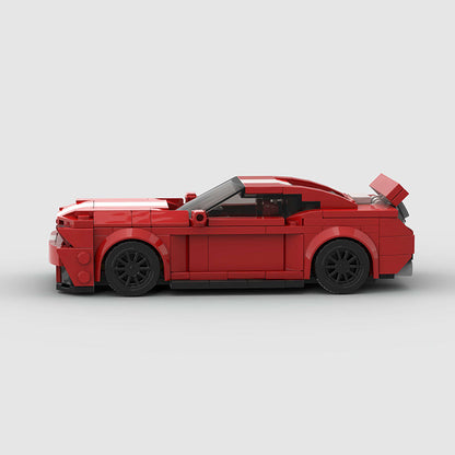 Ford Mustang Red Custom Car MOC5