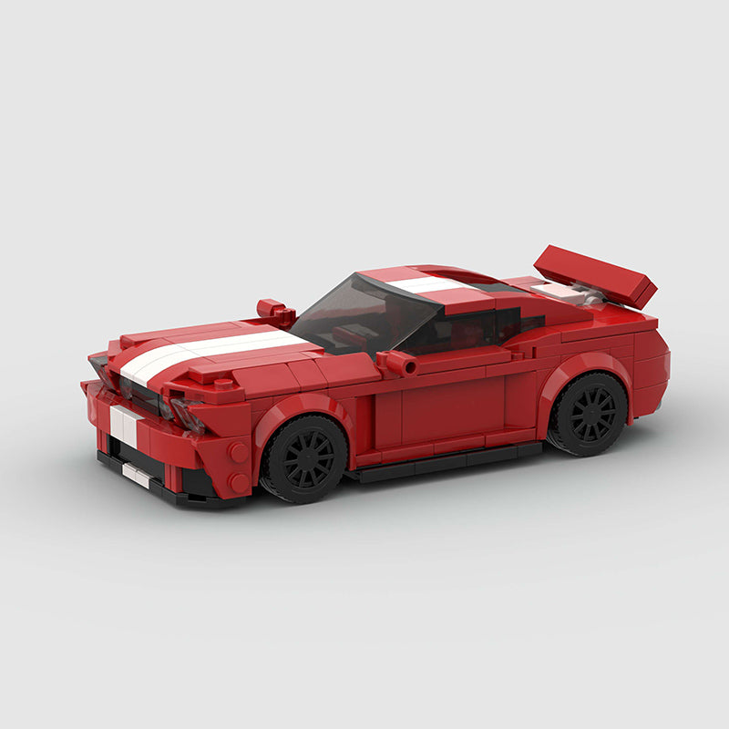 Ford Mustang Red Custom Car MOC2