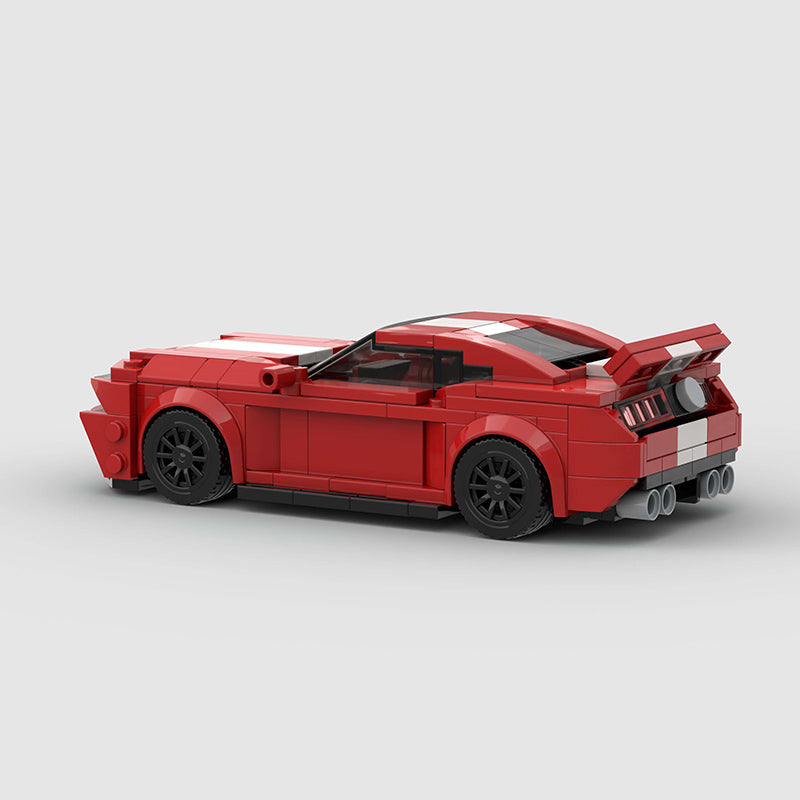 Ford Mustang Red Custom Car MOC6