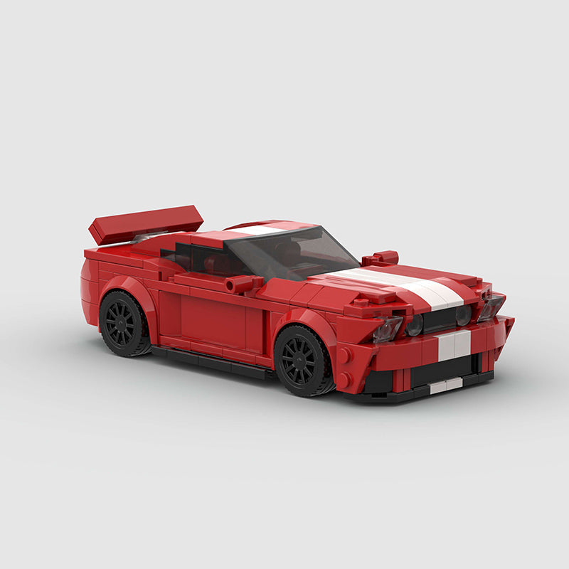 Ford Mustang Red Custom Car MOC3
