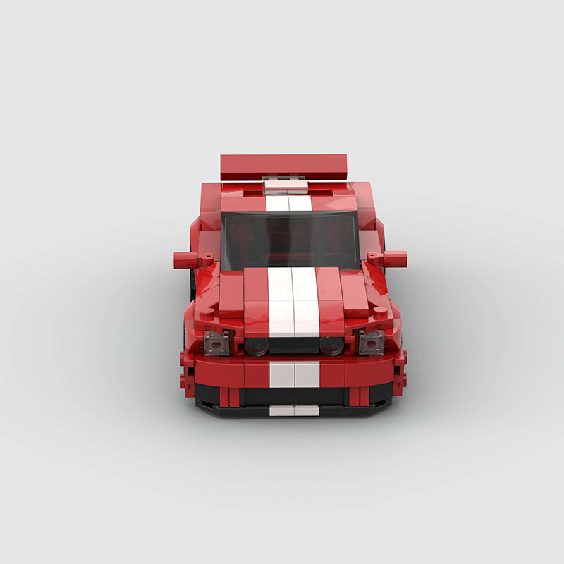 Ford Mustang Red Custom Car MOC4