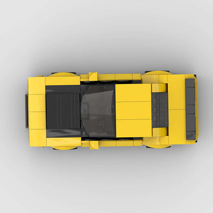 Dodge Challenger Yellow Custom Car MOC8