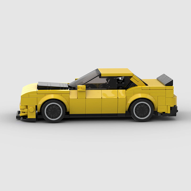 Dodge Challenger Yellow Custom Car MOC4